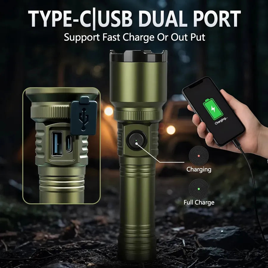 Ignivox™ F90 — High-Intensity Flashlight